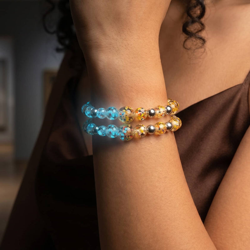 Mango Mimosa | Firefly Glass Confetti Cascade Bracelet