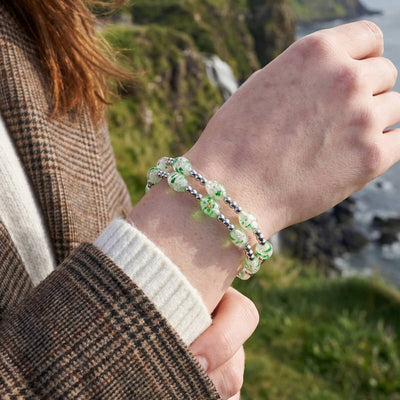 Aurora Leaf | Lunar Glass Essence Bracelet