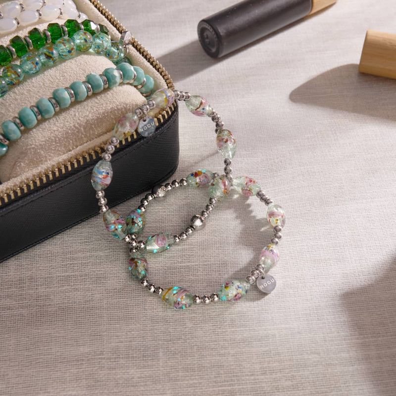 Eucalyptus | Lunar Glass Bloom Bracelet