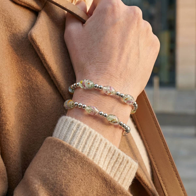 Eucalyptus | Lunar Glass Bloom Bracelet