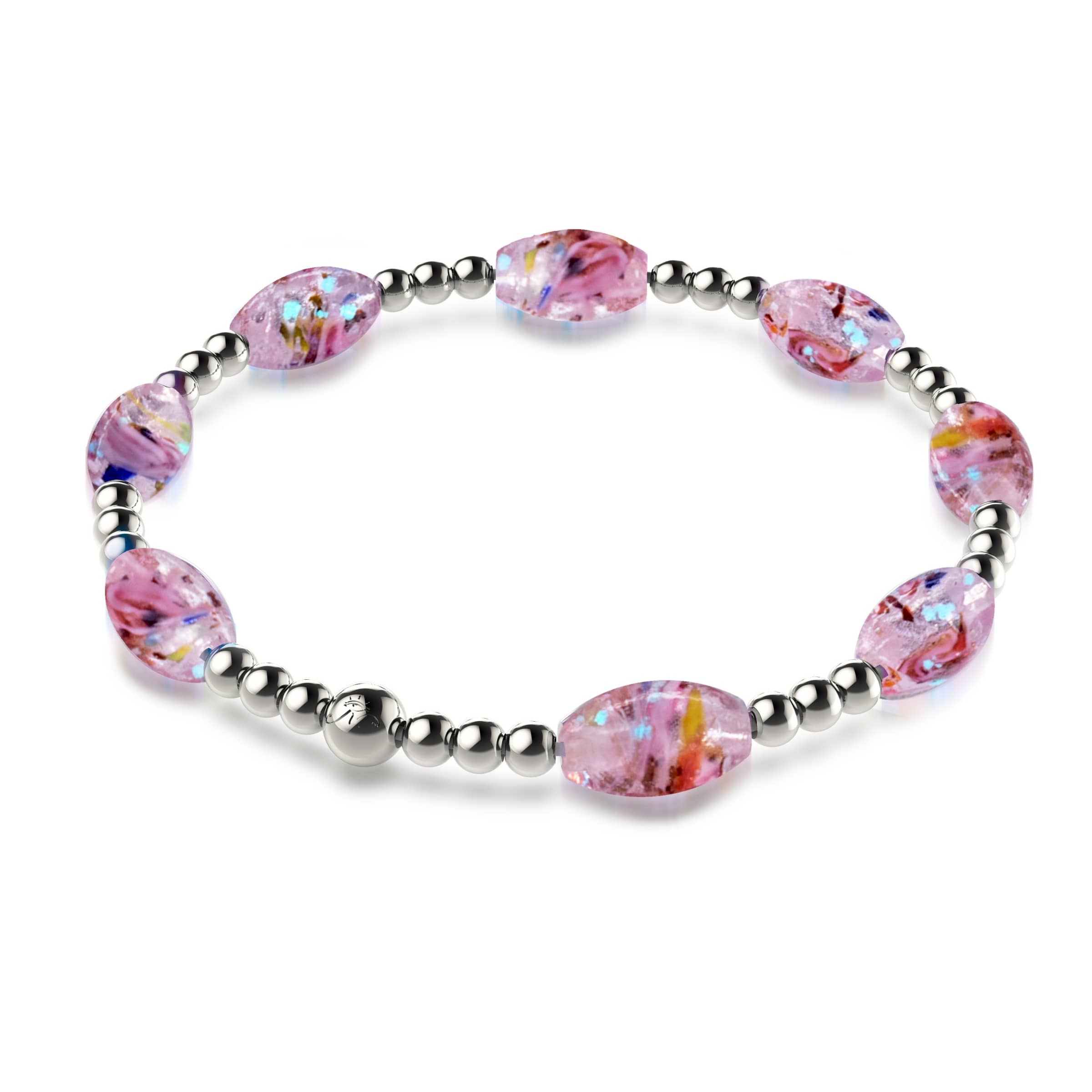 Strawberry Garden | Lunar Glass Bloom Bracelet