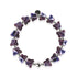 Purple Storm | Gem Glass Butterfly Bracelet