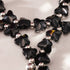 Obsidian Storm | Gem Glass Butterfly Bracelet
