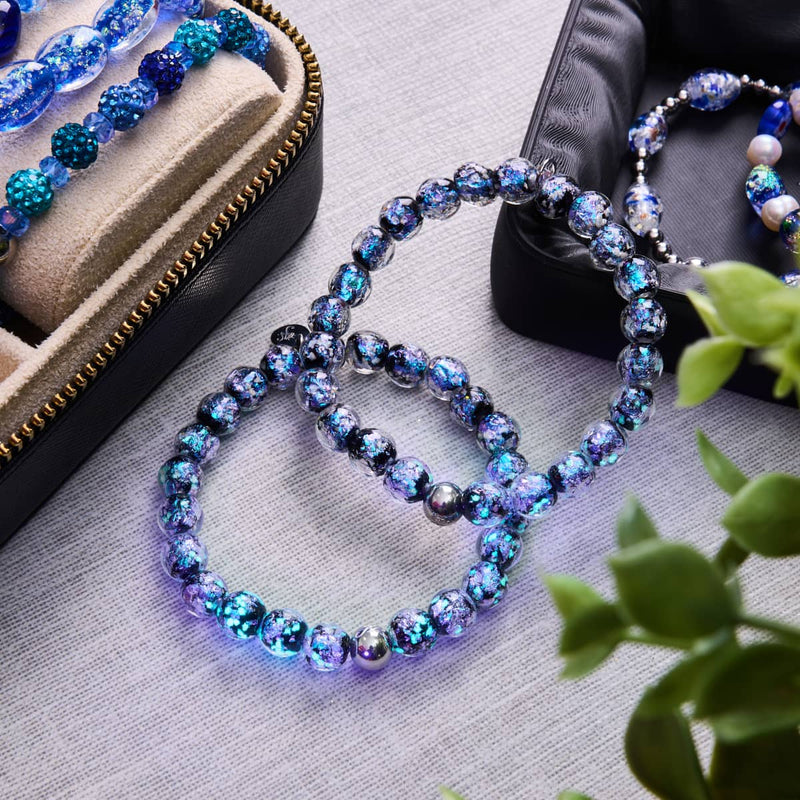 Neon Blueberry Potion | Firework Glass Neon Bracelet