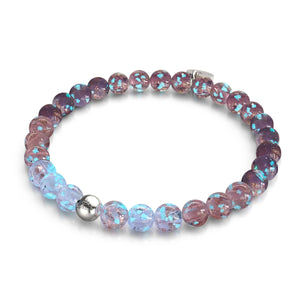 Violet Ombre | 6mm Firefly Glass Bracelet