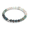 Greyscale Ombre | 6mm Firefly Glass Bracelet