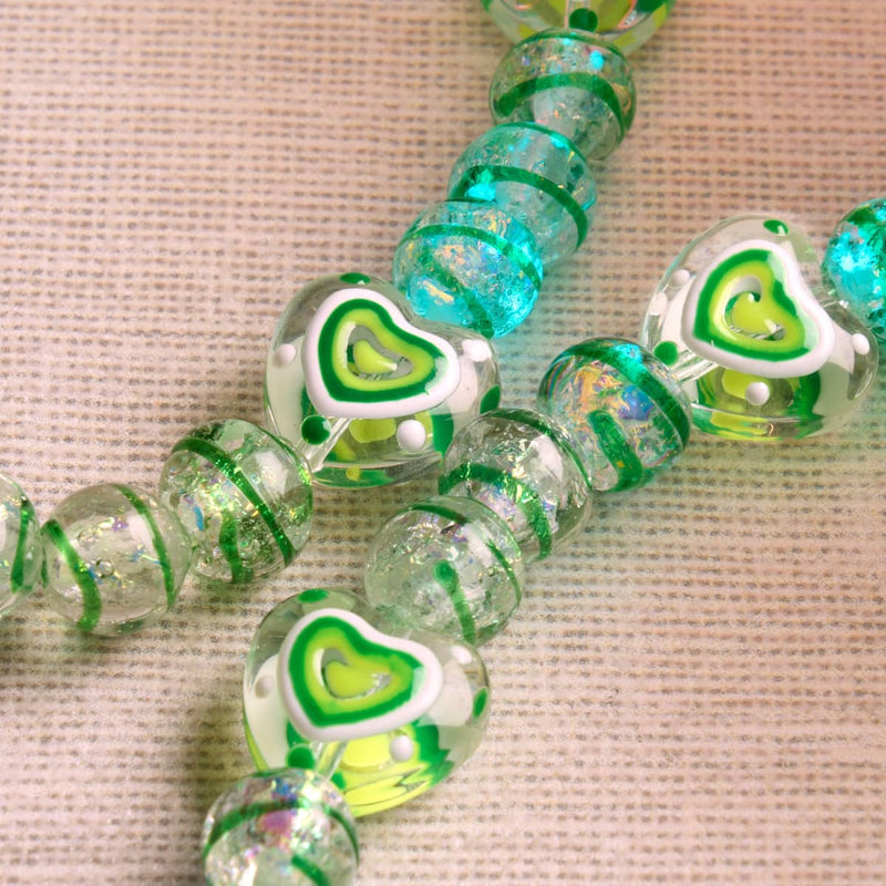 Mint Heartbreaker | Firework Glass Sugar Bracelet