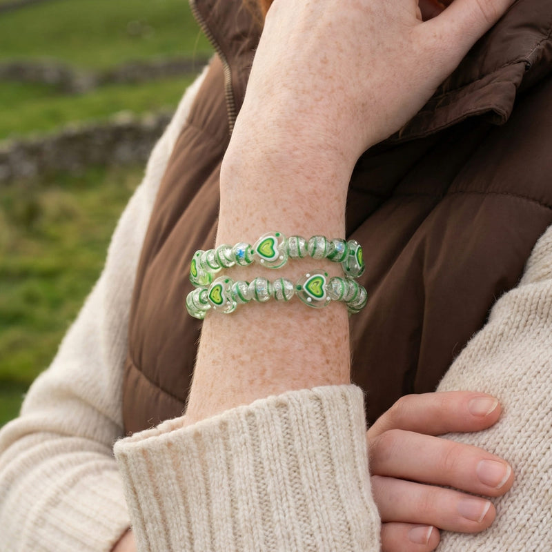 Mint Heartbreaker | Firework Glass Sugar Bracelet