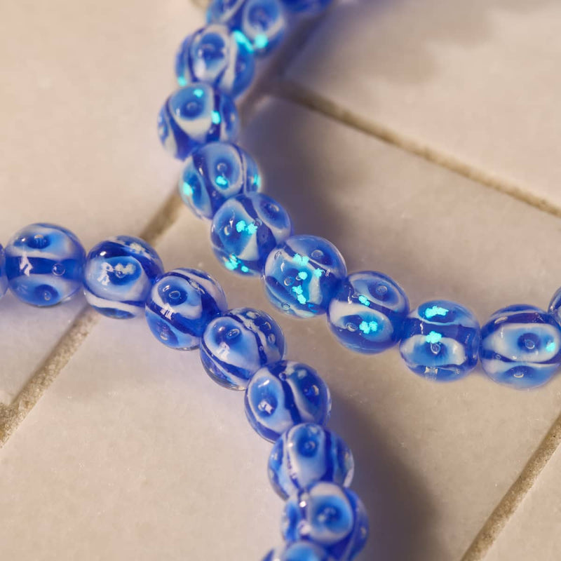 Mediterranean Wave | Firefly Glass Tide Bracelet
