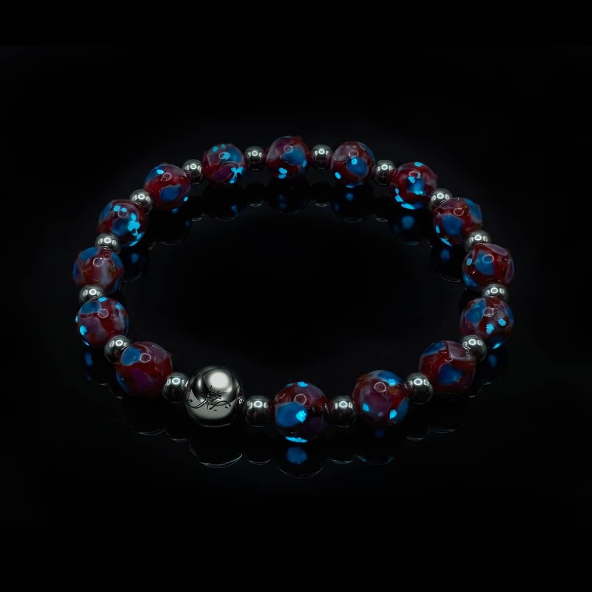 Cherry | Firefly Glass Tulip Bracelet