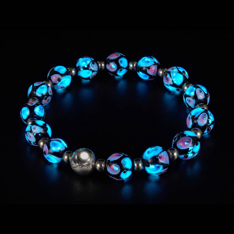 Blueberry | Firefly Glass Tulip Bracelet
