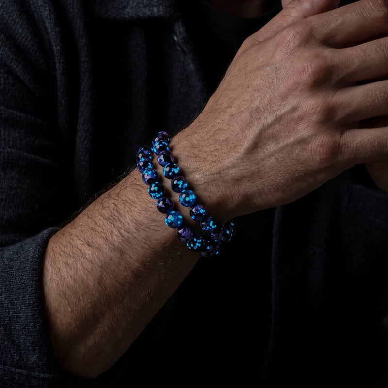 Violet Eclipse | Lunar Glass Bracelet