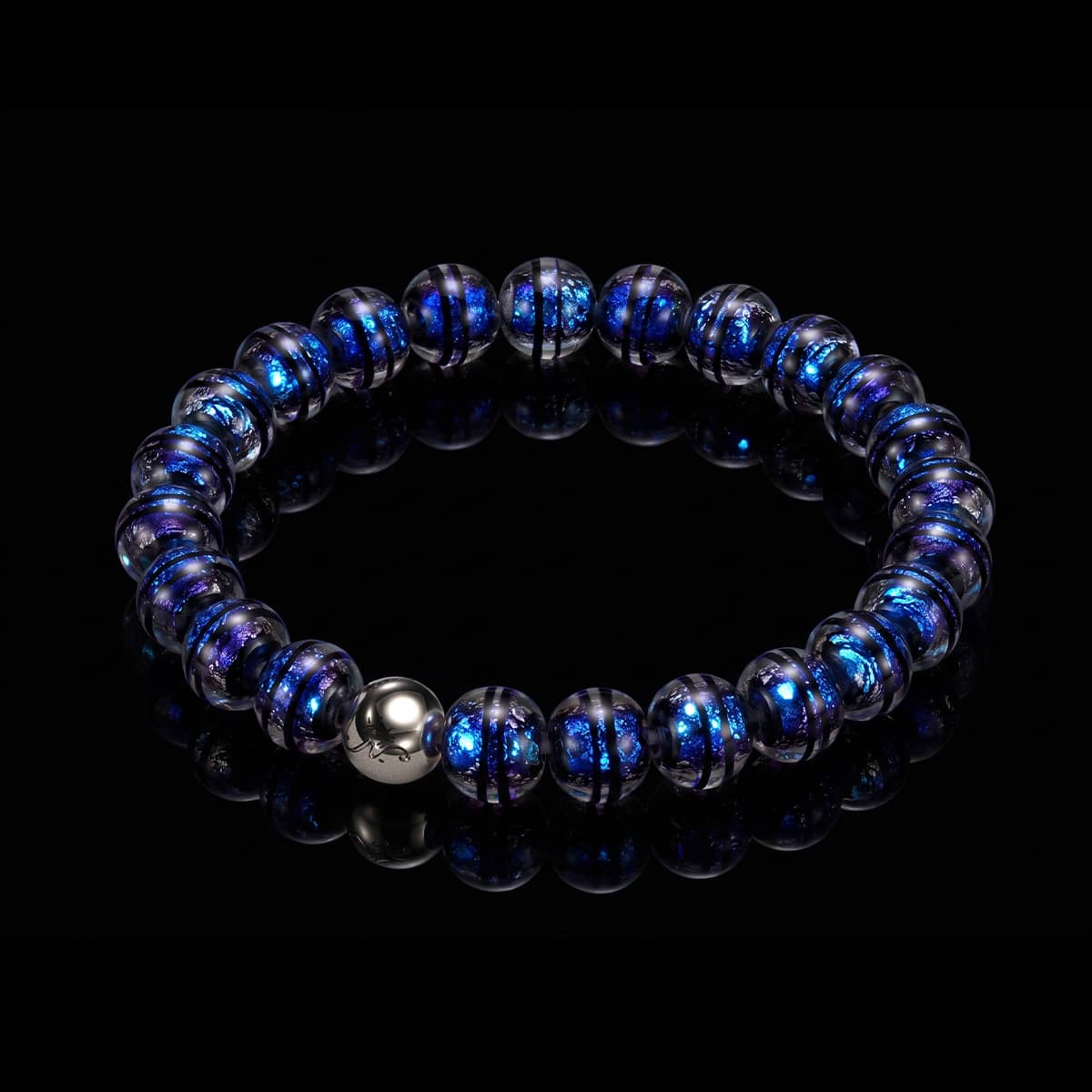 Midnight Sapphire | Firework Glass Orbit Bracelet– NOGU USA