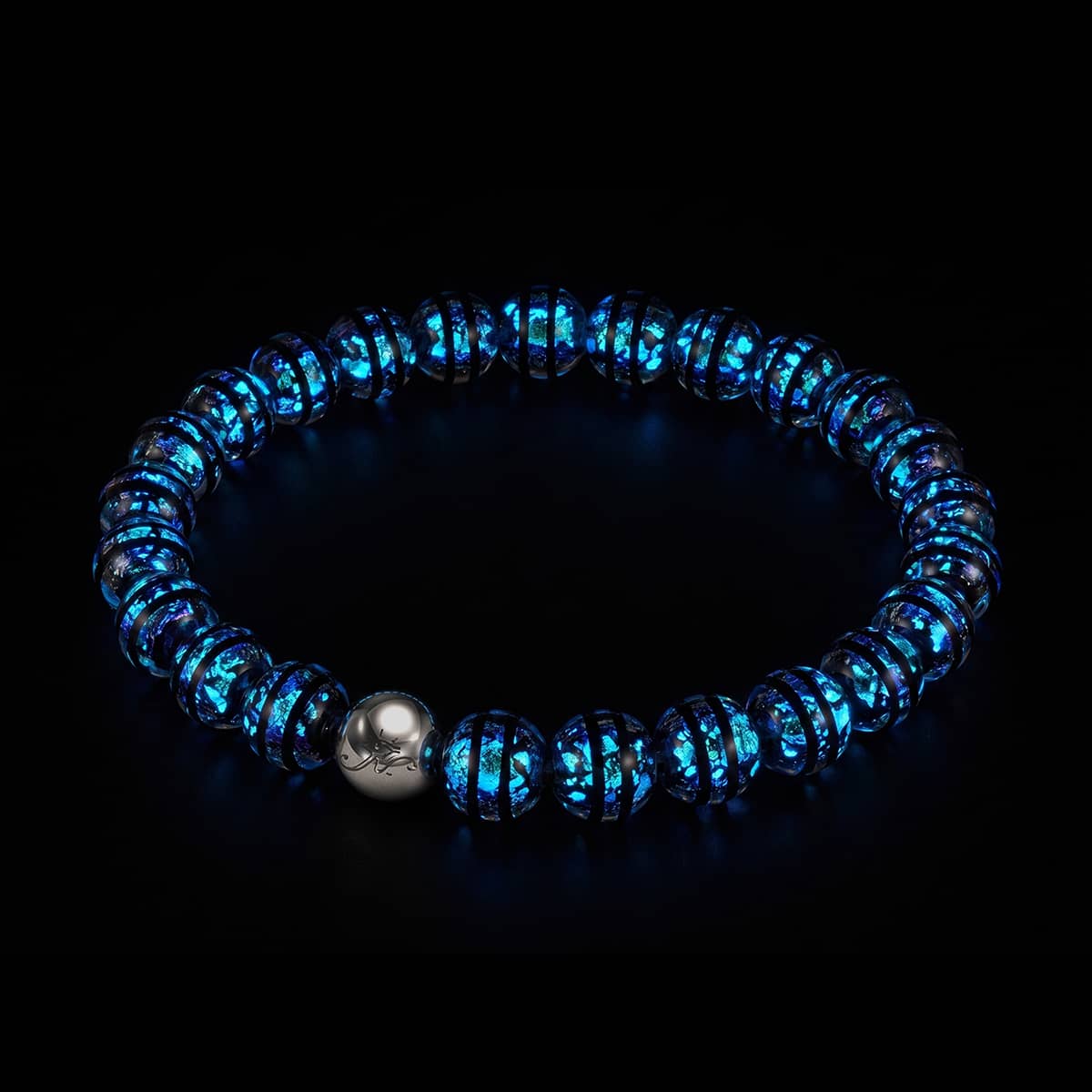 Aurora Borealis | Firework Glass Orbit Bracelet