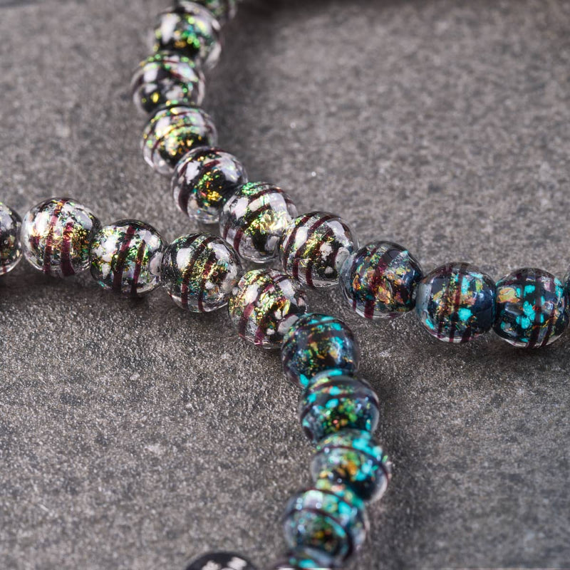 Volcanic Ember | Firework Glass Orbit Bracelet