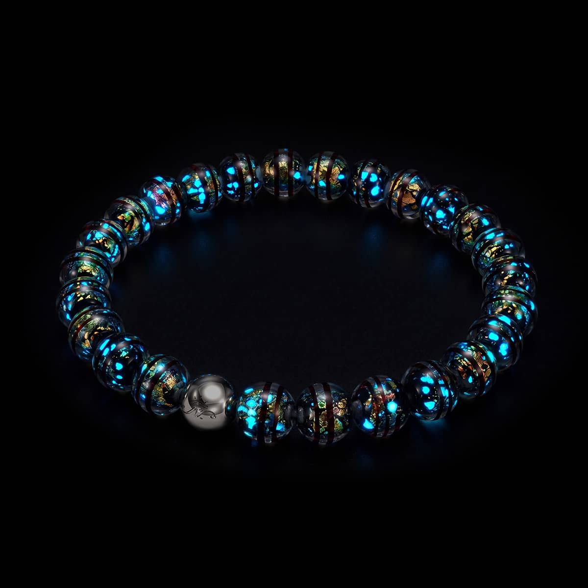 Volcanic Ember | Firework Glass Orbit Bracelet