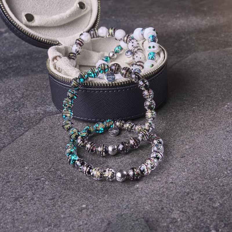 Volcanic Ember | Firework Glass Orbit Bracelet