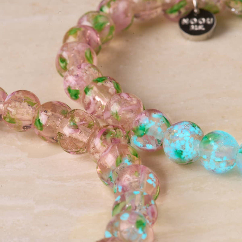 Pink | Firefly Glass Bloomswirl Bracelet