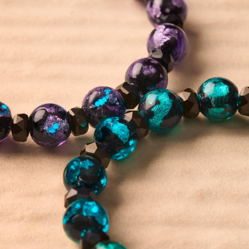 Halo Tide | Lunar Glass Bracelet 2-Set