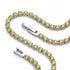 Peridot Crystal x Rhodium | Tennis Club Bracelet