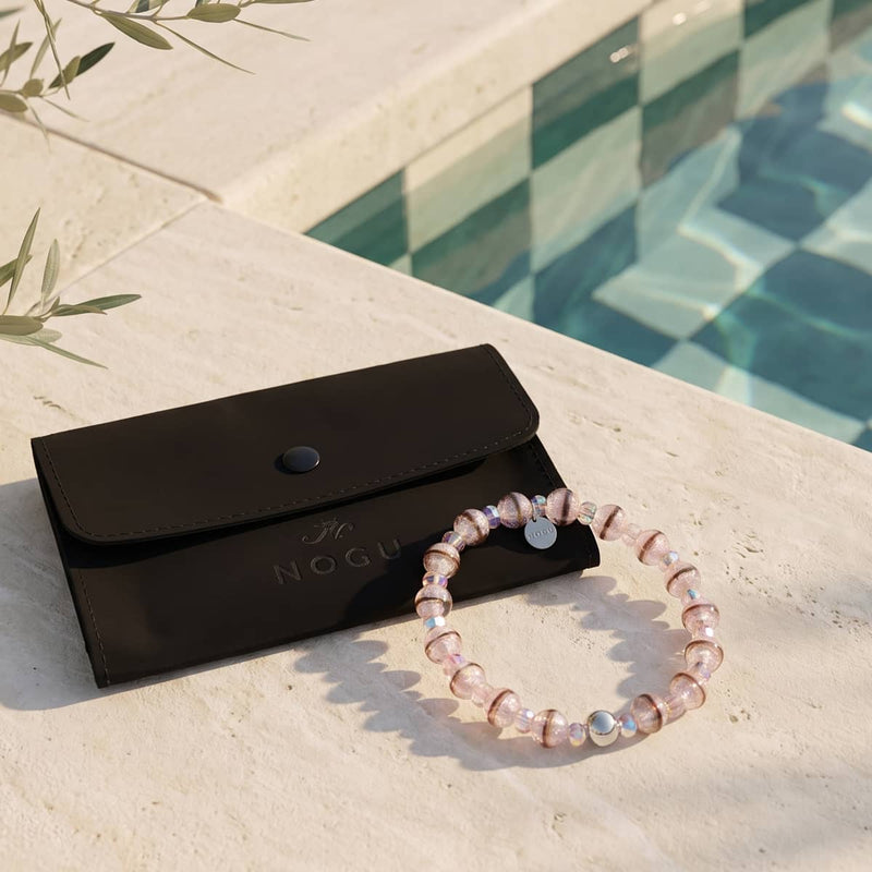Bengal Blush | Tiger Glass Bracelet