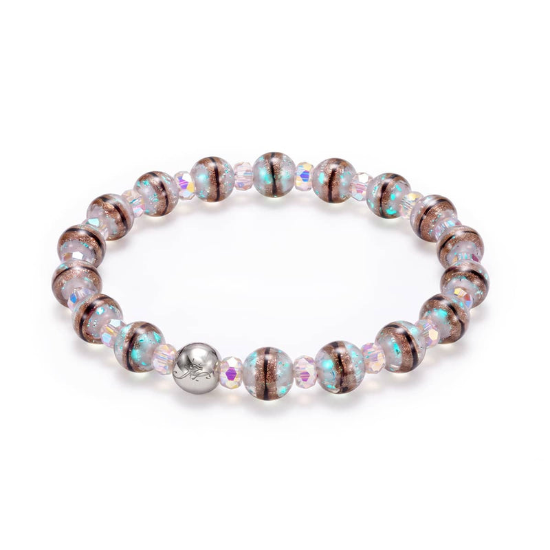 Bengal Blush | Tiger Glass Bracelet