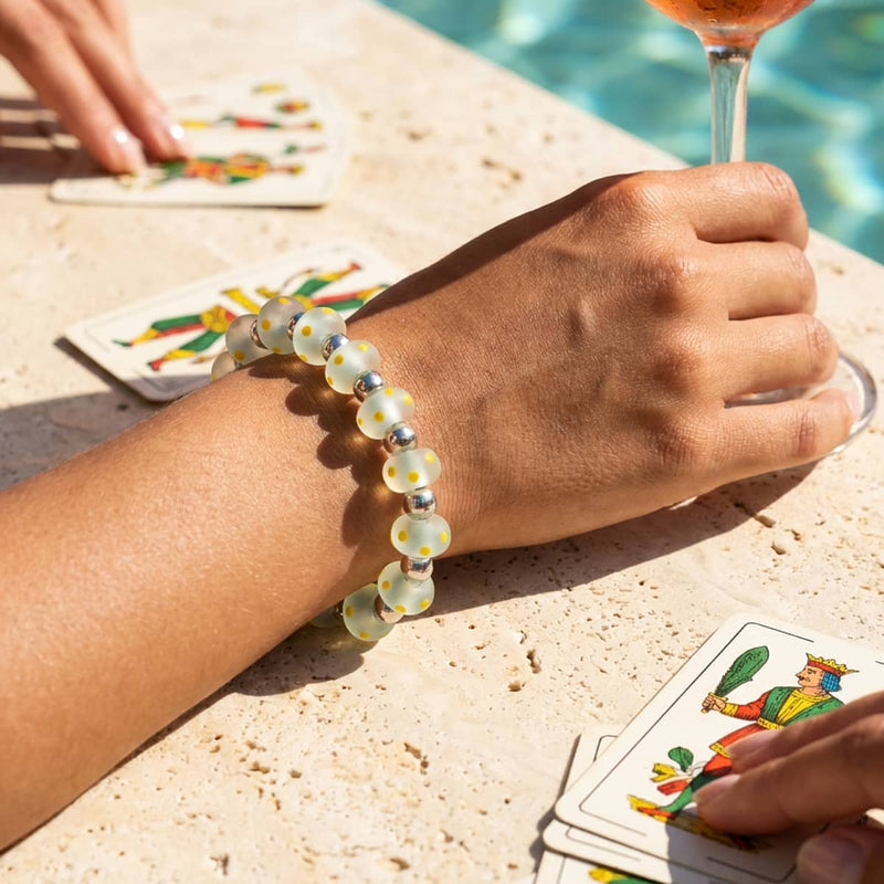 Succulent | Frosted Polka Dot Bracelet