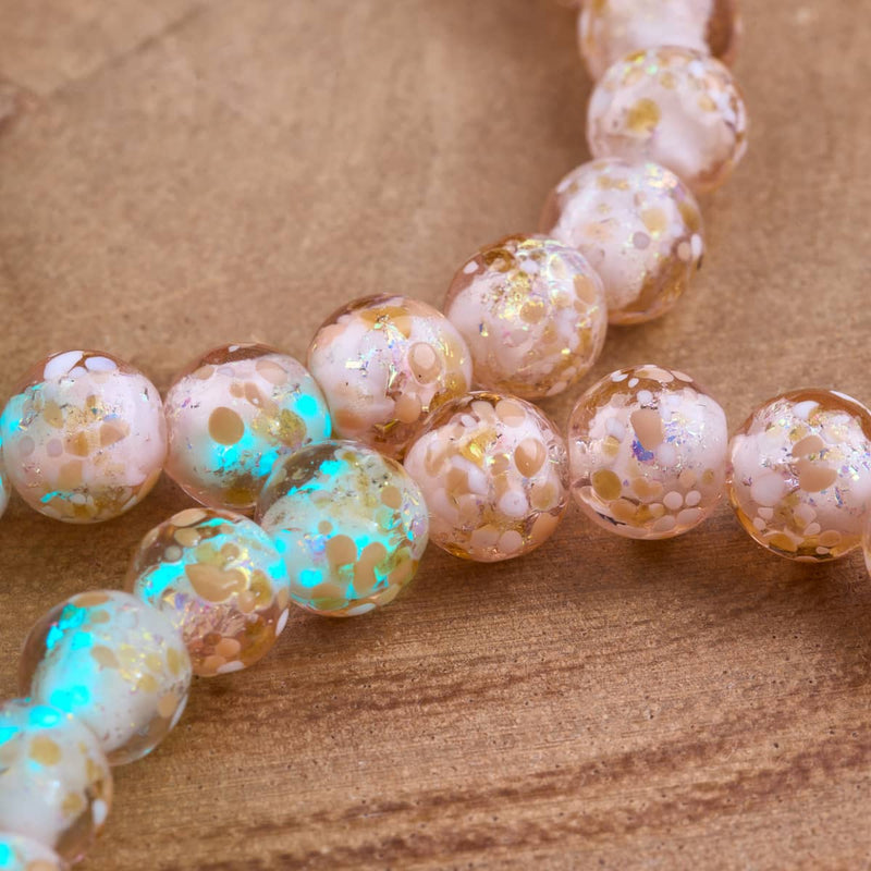 Apricot Fresco | Terrazzo Glass Bracelet