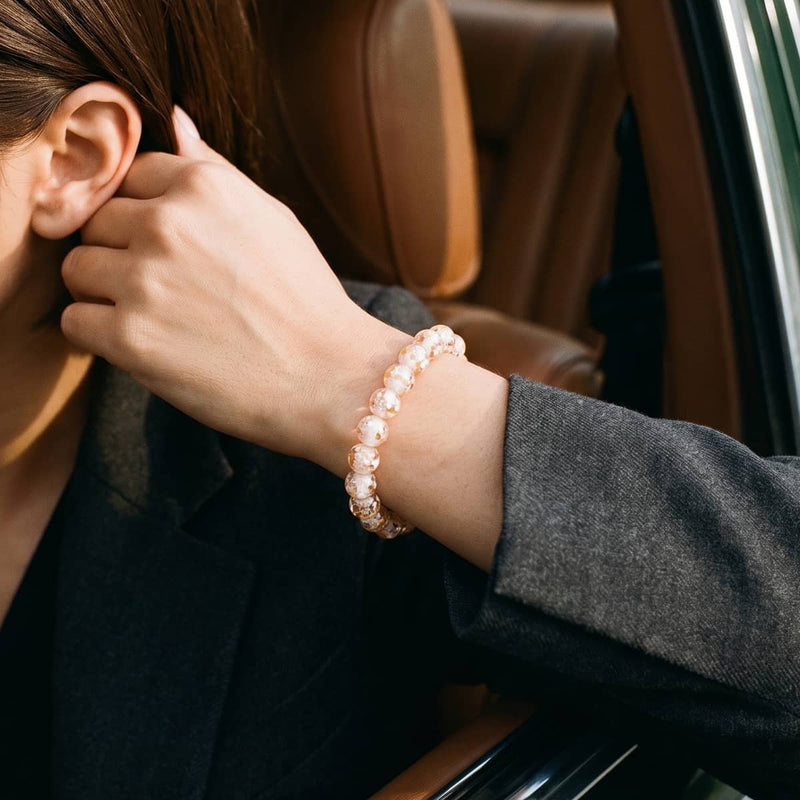 Apricot Fresco | Terrazzo Glass Bracelet