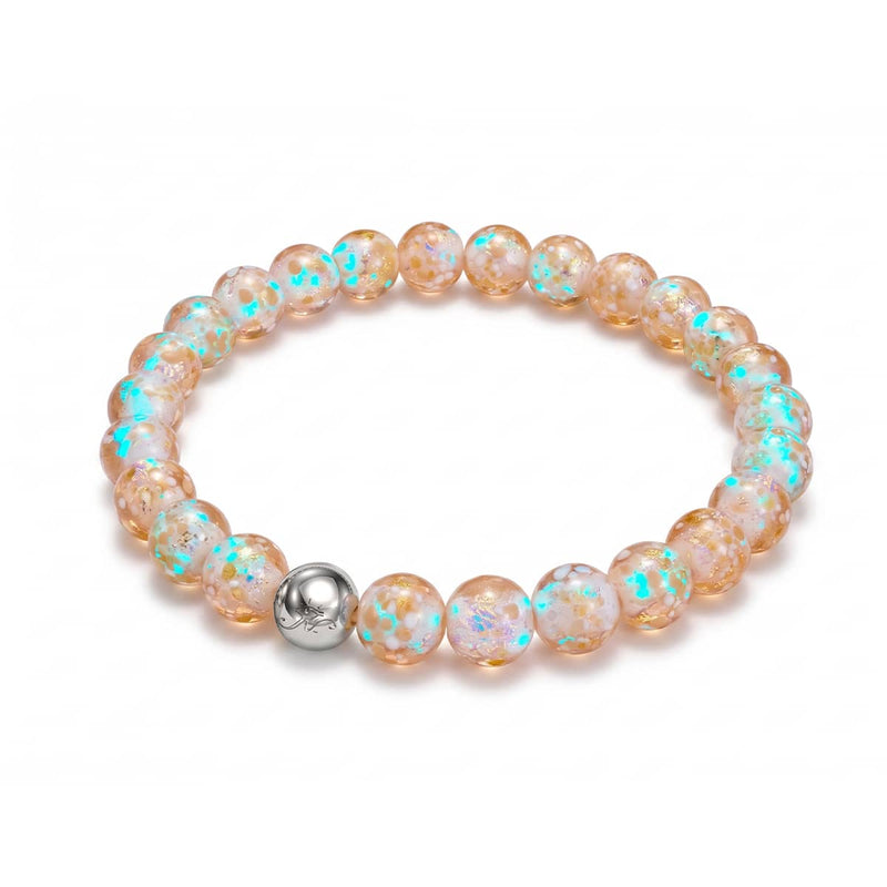 Apricot Fresco | Terrazzo Glass Bracelet