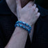 Topaz Potion | Firework Glass Micro Pebble Bracelet