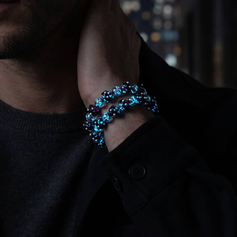 Violet Vesper | Firefly Glass Bat Bracelet