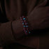Crimson & Copper | Firework Glass Ribbon Bracelet