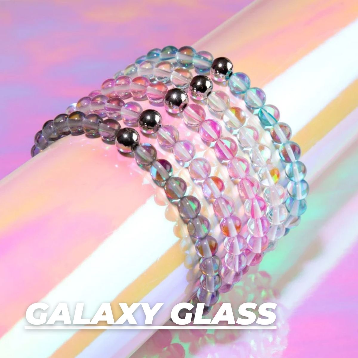 GALAXY GLASS STRETCH BRACELETS