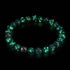 Teal | .925 Sterling Silver | Firefly Glass Bracelet