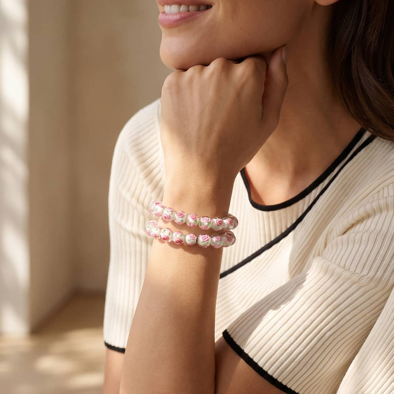 Lunafiore | Firework Glass Garden Bracelet
