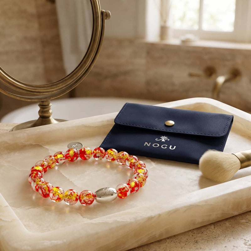 In Love | .925 Sterling Silver | Firework Glass Bracelet