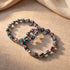 Blueberry | Firefly Glass Tulip Bracelet
