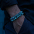 Aurora Borealis | Firework Glass Orbit Bracelet