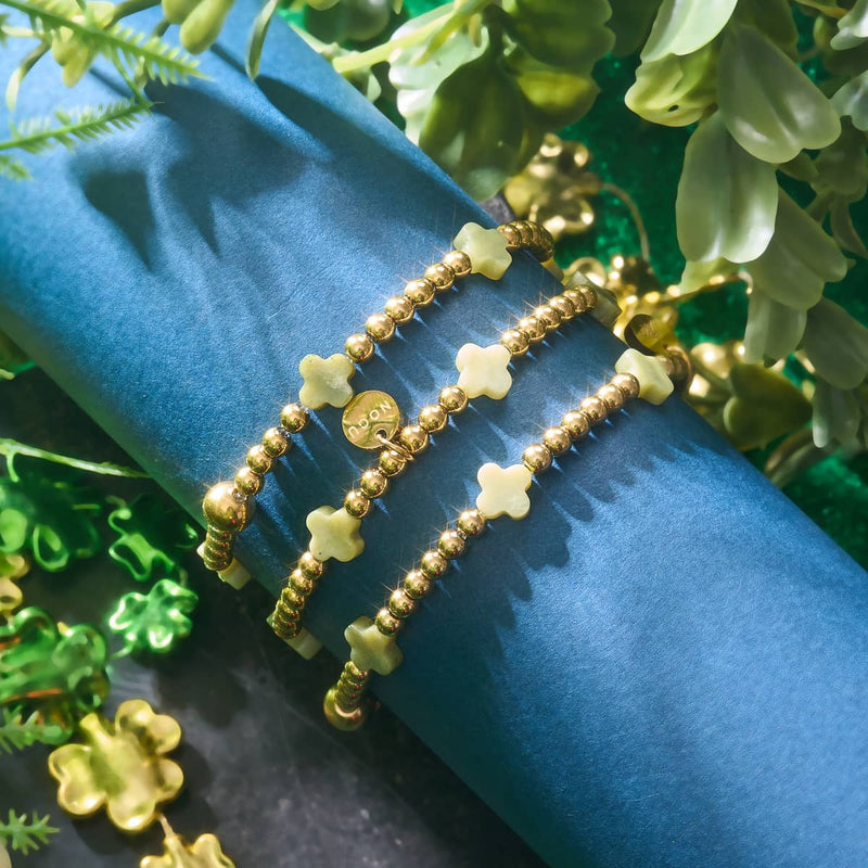 Lucky Laurel | Gold | Clover Essence Bracelet