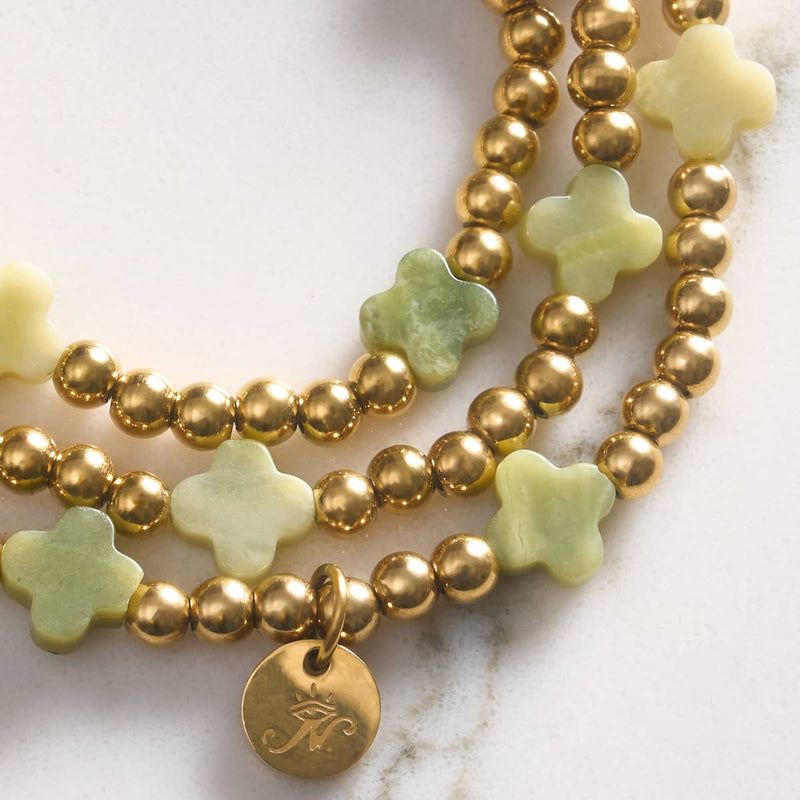 Lucky Laurel | Gold | Clover Essence Bracelet