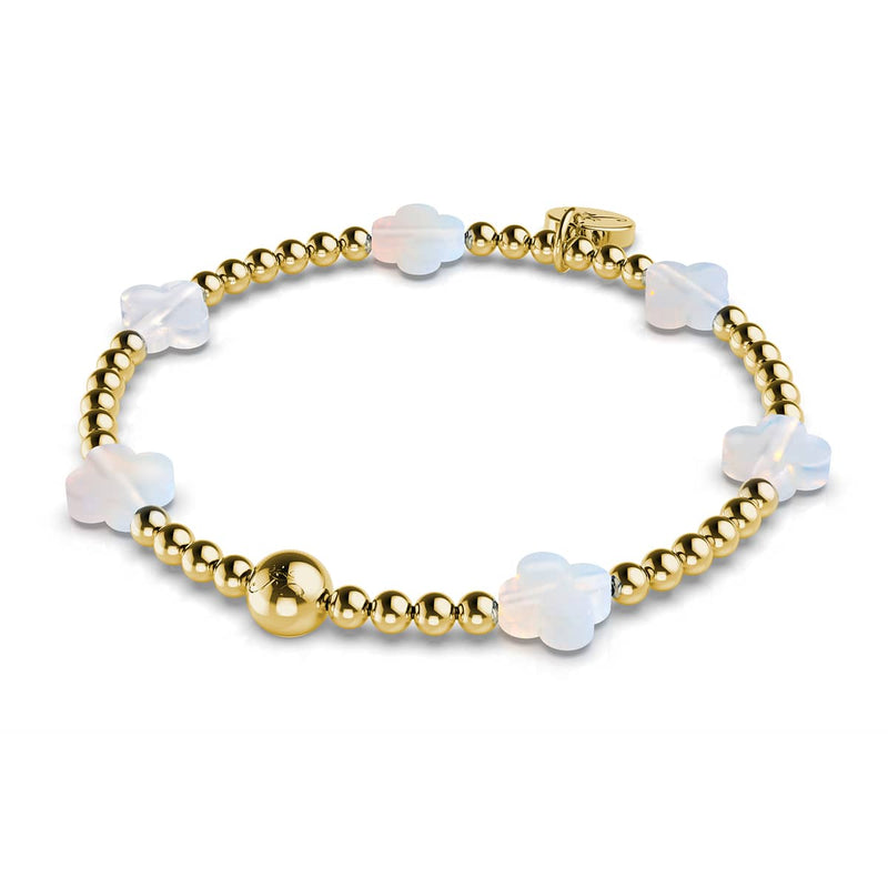 Moonlit Shamrock | Gold | Clover Essence Bracelet