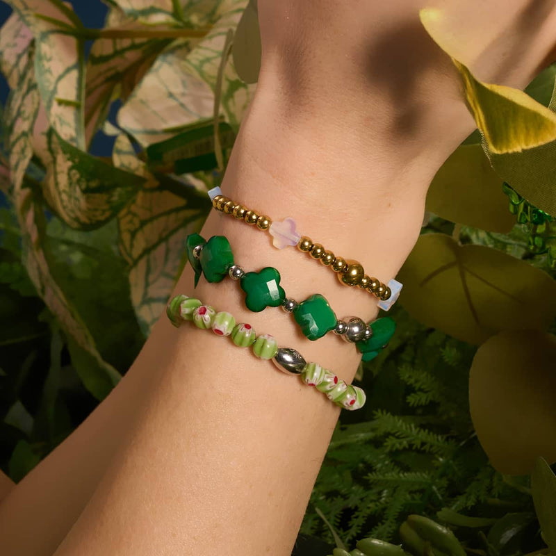 Moonlit Shamrock | Gold | Clover Essence Bracelet