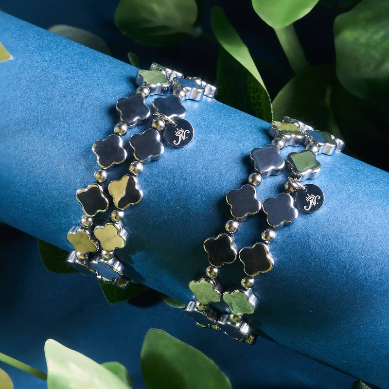 Silver Fortune | Clover Wrap