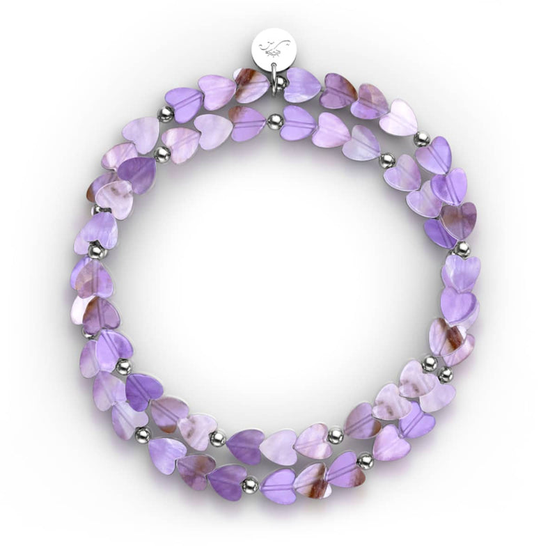 Amethyst | .925 Sterling Silver | Heart Wrap
