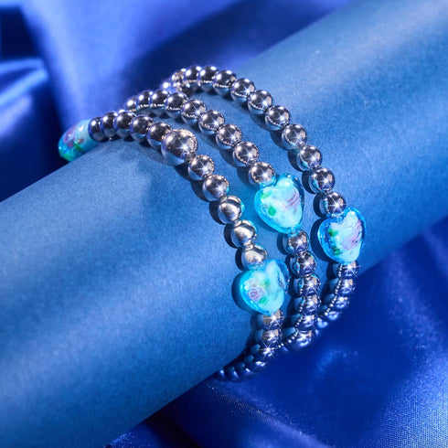 Aquamarine Garden | Glowing Hearts Essence Bracelet