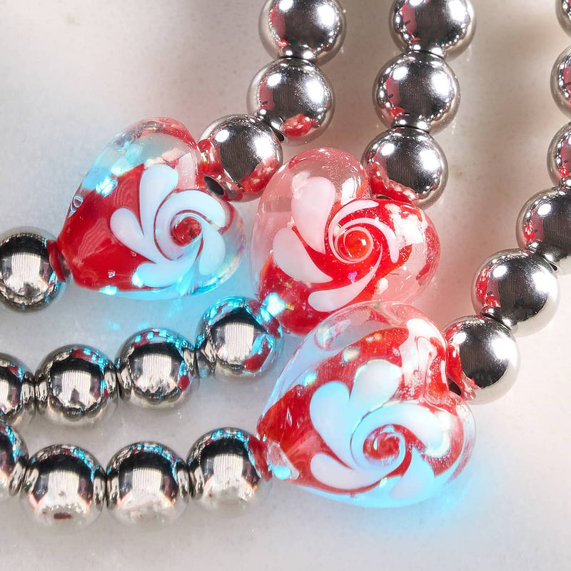 Crimson Swirl | Glowing Heart Essence Bracelet