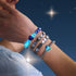Ultramarine | .925 Sterling Silver | Glowing Gradient Hearts Bracelet