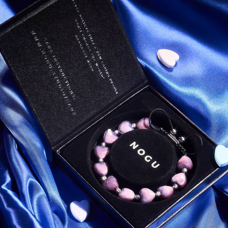 Violet Heartstring | Crystal Macrame Bracelet