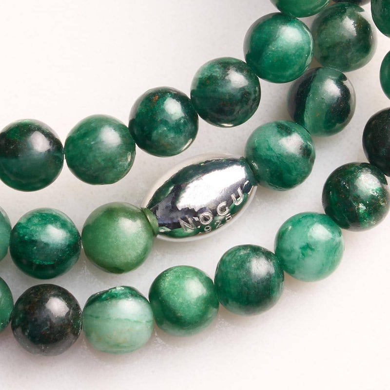 AAA Green Lepidolite | .925 Sterling Silver | Gemstone Bracelet